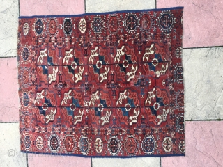 Tekke fragment cut from a large carpet, size 108 x 93                      