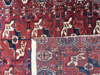 Tekke fragment cut from a large carpet, size 108 x 93                      