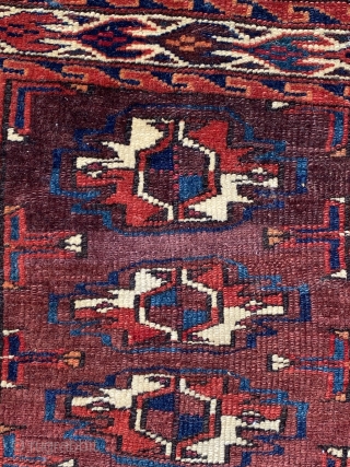 Mid 19th century Karadashli with cotton weft highlights, Great condition                       