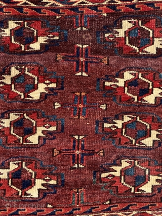 Mid 19th century Karadashli with cotton weft highlights, Great condition                       