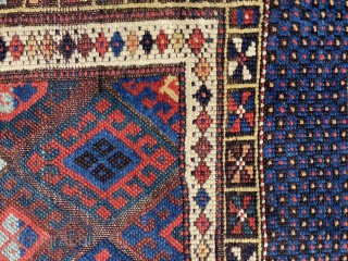 Beautiful Antique Kurdish Jaff bag, size is 76 x 76 cm                      