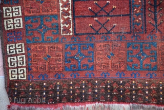 Beautiful 19th century Ersari Engsi
Size is 190 x 150 cm 
                      