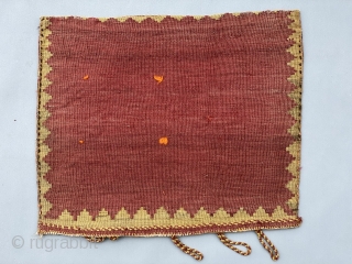 Rare Qashqai bag in excellent condition  circa 1900 size is 64 x 52 cm                  