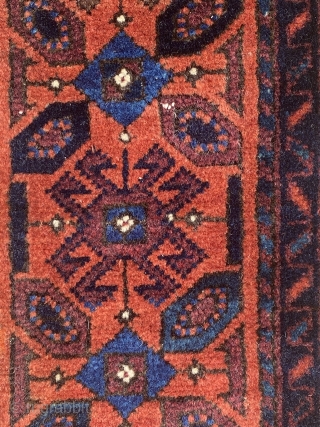 Beautiful Baluch rug 19th century full pile, size is 183 x 113 cm                    