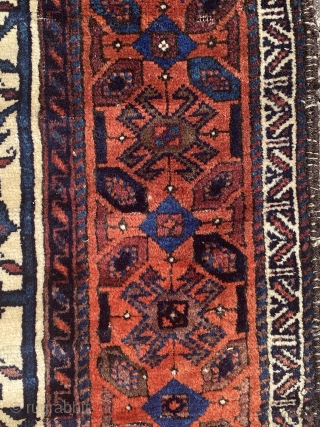 Beautiful Baluch rug 19th century full pile, size is 183 x 113 cm                    