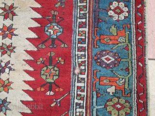 Antique Turkish Prayer rug 19th century 132 x 111 cm                       