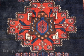 Antique Persian classic AFSHAR RUG, circa 1920, Excellent condition with rich pile. Size is 180 x 136 cm               