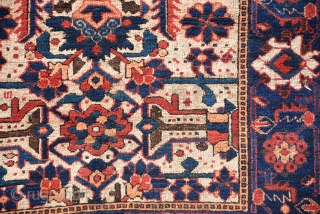 An Outclass Ferdous Baluch Rug Circa 1900, Wool on Cotton                       