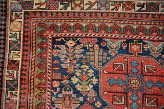 ANTQIUE KURDISH RUG 19TH CENTURY, Beautiful Colours and Classic Pattern, the Last Picture is showing is real Colours.
228 x 132 cm            