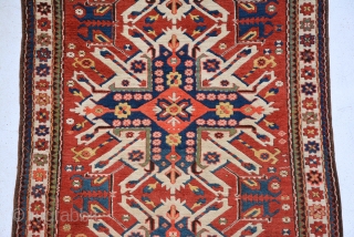 Dated Karabagh 1311, Excellent condition.
Size is 238 x 137 cm

                       