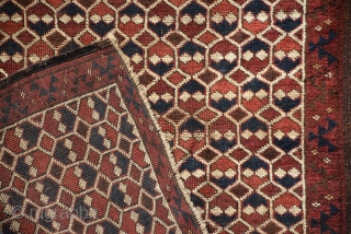 Beautiful Ersari, End 19th century, size is 121 x 100 cm                      