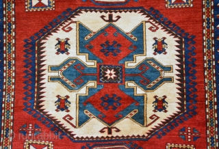 Lori Pombak 1880, size is 230 x 175 cm. very charming rug with full pile, only 3 tiny places are repile, more beautiful then pictures        