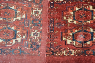 Tekke Torba 1850, size is 115 x 42 cm                        