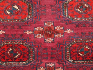 Tekke chuwal Late 19th century sides are missing, size is 122 x 74 cm                   