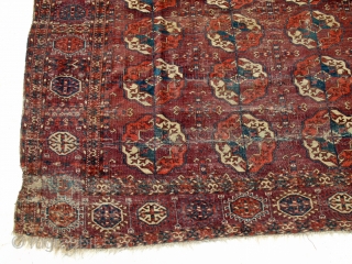 An Early Tekke 1800, beautfifully packed.
Size : 240 x 205 cm & 7.11 x 6.9 ft                 