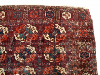 An Early Tekke 1800, beautfifully packed.
Size : 240 x 205 cm & 7.11 x 6.9 ft                 