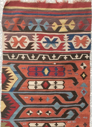 Central Anatolian Konya Kilim Rug 18th Century
Size:254cmx60 cm                         