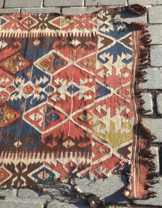 Anatolian Mut Kilim Rug 19th Century size 265cmx115cm                         