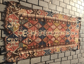 Anatolian Mut Kilim Rug 19th Century size 265cmx115cm                         