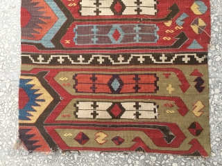 Central Anatolian Konya Kilim Rug 18th Century
Size:254cmx60 cm                         