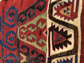 Aksaray kilim 250 years old  size 365 cm 160 cm                      