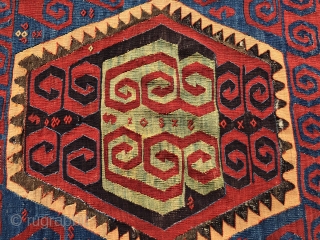 Aksaray kilim 250 years old  size 365 cm 160 cm                      