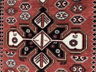 Caucasian carpet size 195 × 110 age 110 And solid                       