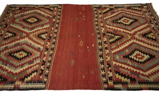 Anatolian Fethiye Kilim,9.4x5.2 ft,287x160 cm.
Perfect cond.                           