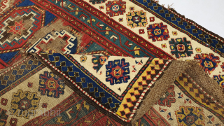 Caucasian Rug,6.8x4.2 ft,202x127 cm.                             