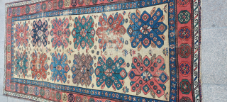 Caucasian Rug,8.6x4.5 ft,261x137 cm.                             