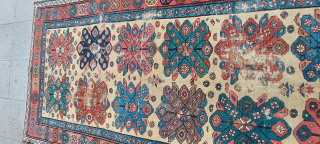 Caucasian Rug,8.6x4.5 ft,261x137 cm.                             