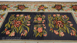 Bessarabian Kilim,285x194 cm,9.4x6.4 ft.                             