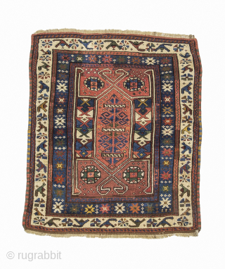 Turkish Rug,112x100 cm,3.8x3.3 ft.                             