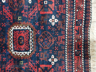 Baluch Bagface,Small side borders are missing,0.65X0.72 cm.                          