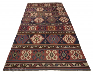 Caucasian Kilim
Perfect Condition
10.4x5.2 ft,
317x160 cm                            