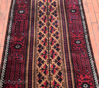 ANTIUQE KHORASAN  baluch camel ground  very good condition  cm 1.87 x 097                  