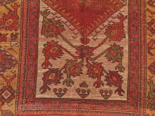 ANATOLIAN  MELAS PRAYER  RUG  CM 1.50 X 1.05  VERRY  GOOD  CONDITION  1850/1870 CIRCA             