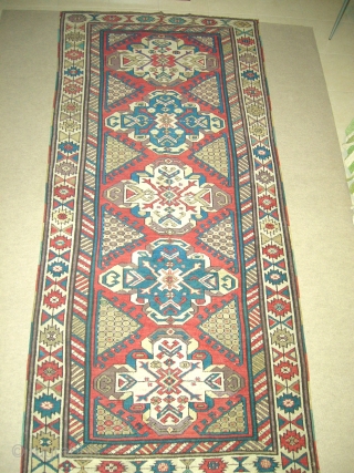 Antique Shahsavan long rug from Northwest  270 x 123                       