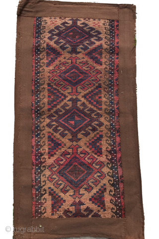 ANTIQUE BALISHT CAMEL GROUND CM 0.80 X 0.40  19TH CENTURY   NATURAL COLOURS                  