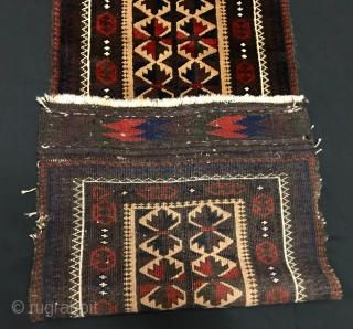 ANTIQUE Baluch Balisht CM 1.00 X 0.42                          