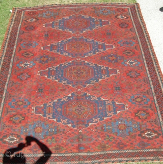 Antique Caucasian  moghan Soumak   cm 350 x 260  perfec  condition                  