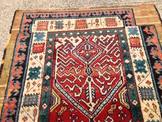 ANTIQUE PERSIAN  Sarab runner  NATURAL  COLORS  ORIGINAL SIZE  CM 3.00 X 1.15                