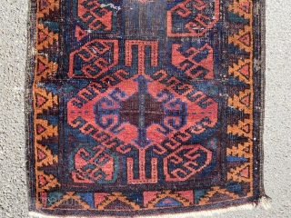 antique Baluch balisht  cm 1.00 x 0,50 19th century  natural colors                    