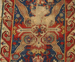 ANTIQUE CAUCASIAN SEICHOR RUG 19 CENTRY NATURAL  COLORS ORIGINALE  SIZE  CM 1,60 X 0,90  INTERESTING DESIGN   SOLD  THANKS 
sold       