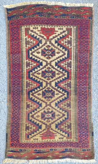 antique Baluch balist   camel ground  cm 0.80 x 0,46 19th century natural coors good condition               