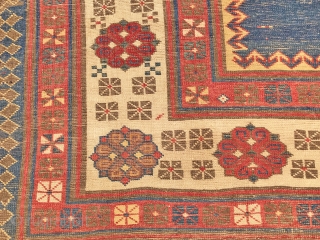 ANTIQUE CAUCASIAN TALISH CM 2.10 X 1.05 1860/80 GOOD CONDITION BEAUTIFUL QUALITY AND FANTASTIC COLORS                  