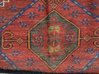 central Anatolian KARAMAN  cm  2,45 x 1,25 19th century natural colors  good. condition 
please more info  info@anatoliantappeti.com            