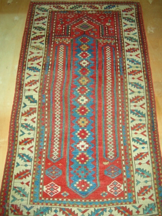 caucasian  kazak  prayer Rug  1880  circa  good condition  cm  180 x 100              