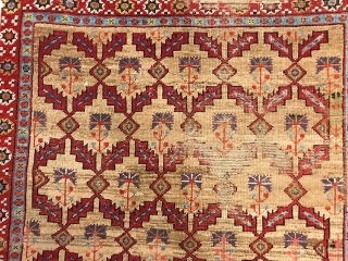 ANATOLIAN ANTIQUEE KARAPINAR camel ground  FANTASTIK  CM 1.45 X 1.00                     