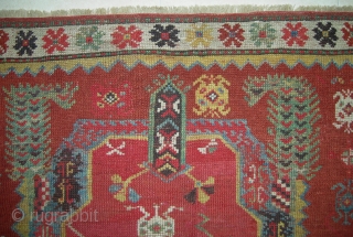melas rug anatolia  c. 1880 restored some areas size  166 x 100                   